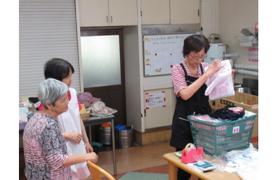 夏季衣料品渡し
